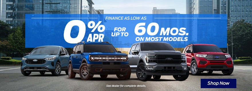 0% APR up to 60 mo